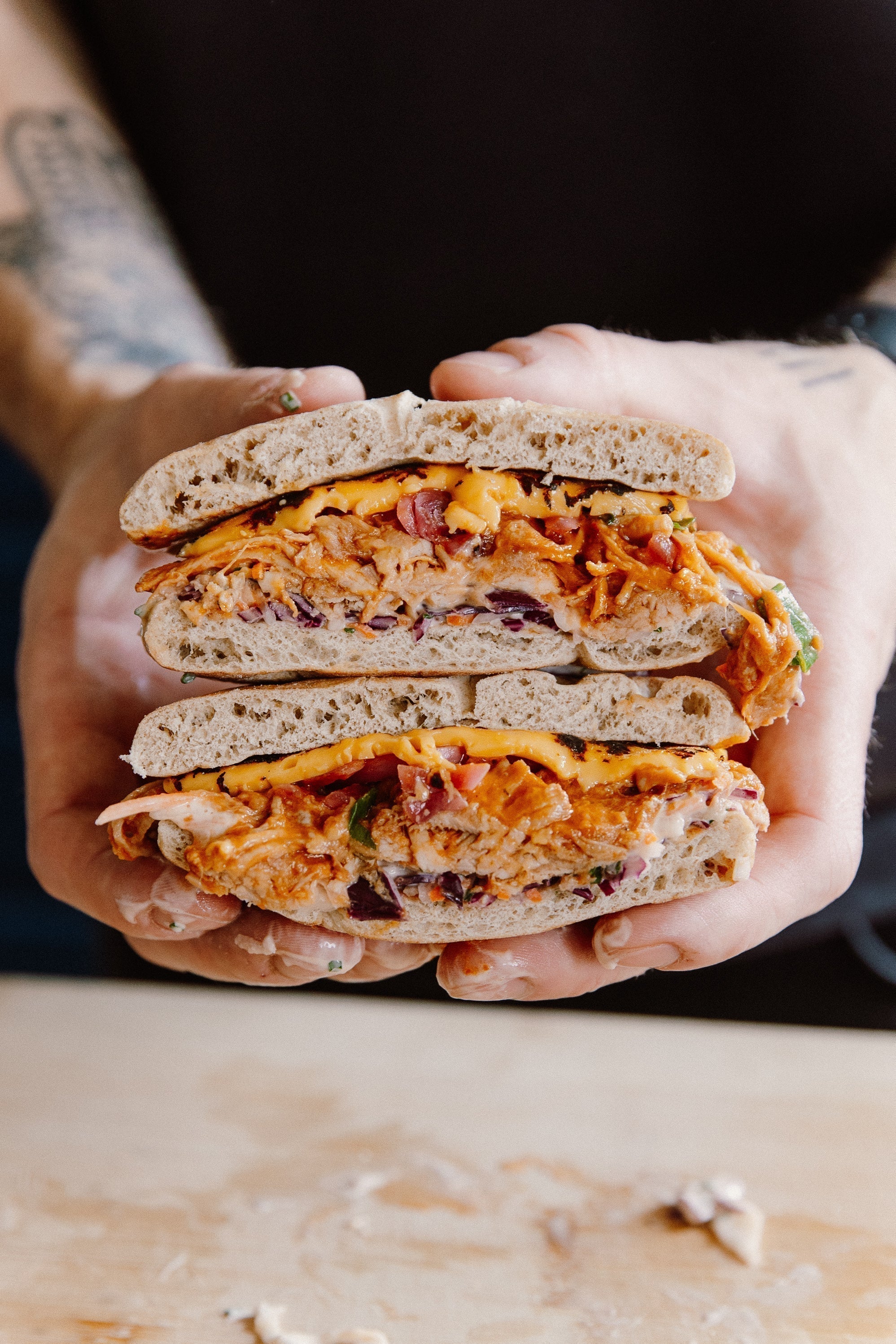 Pulled pork sendvičš