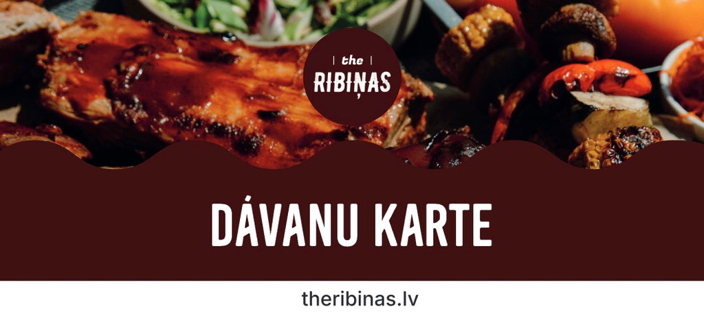 The Ribiņas fiziskā dāvanu karte