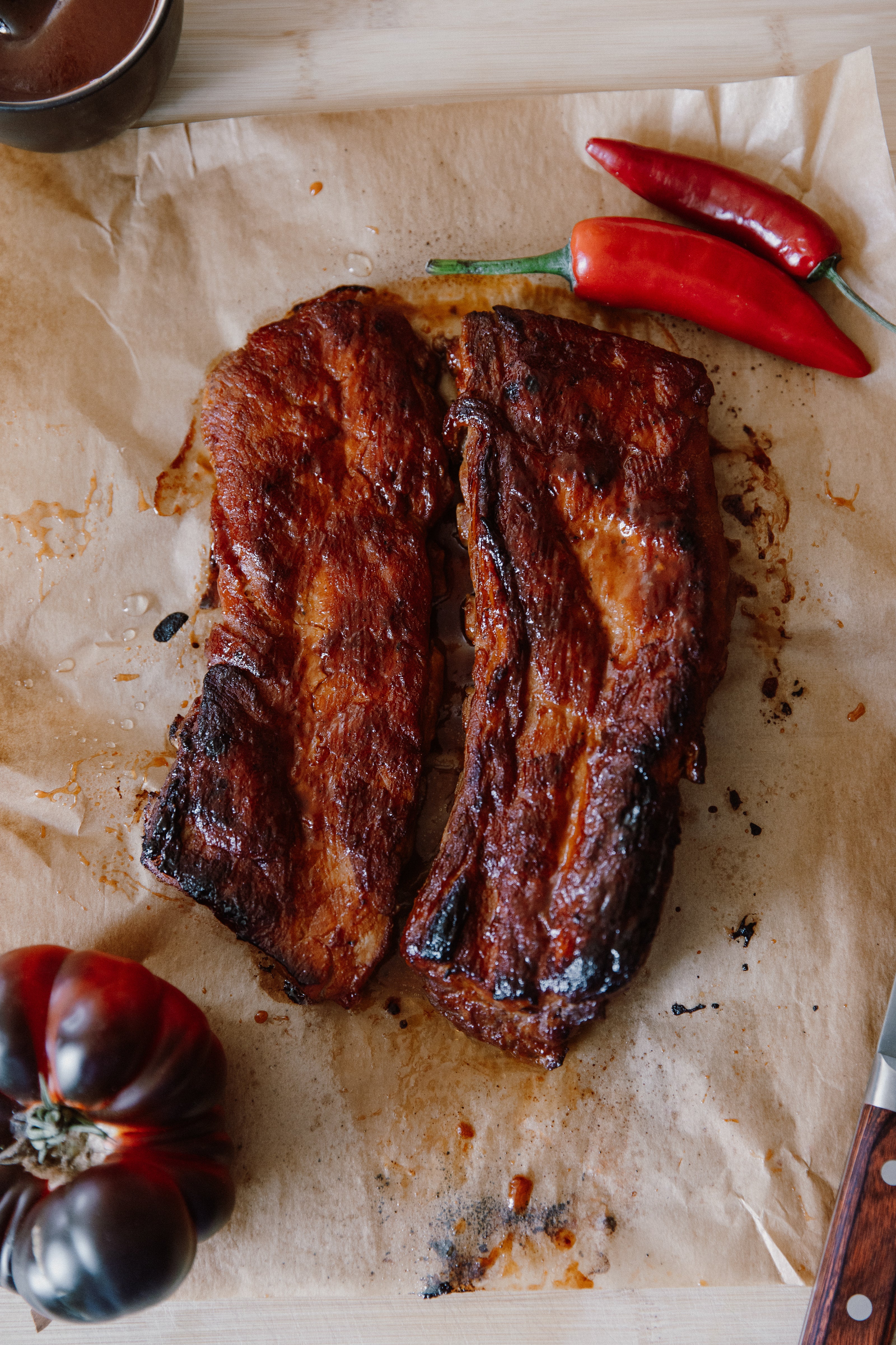 Plānās cūkgaļas ribiņas 700g